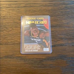 2019-2020 panini Zion keys to the kingdom card